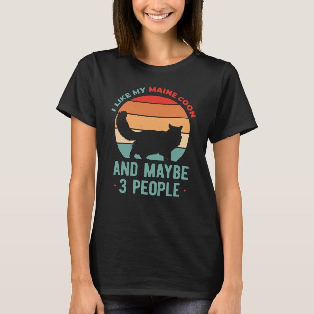 Camiseta Maine Coon (Anverso)