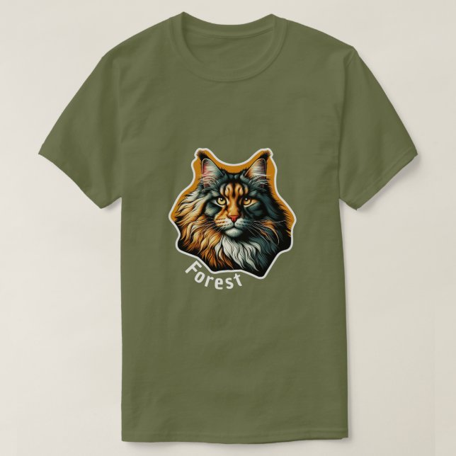 Camiseta Maine Coon (Diseño del anverso)
