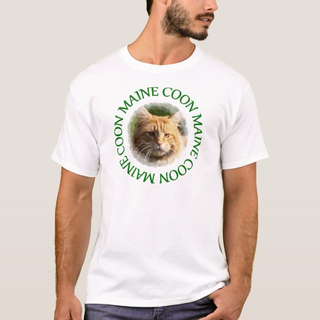 Camiseta maine coon (Anverso)