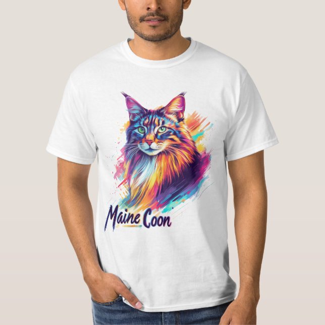 Camiseta Maine Coon (Anverso)