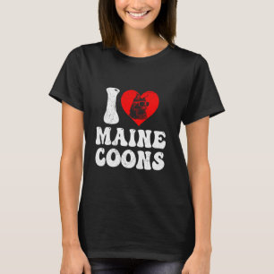 Camiseta Maine Coon Amantes me encantan los dueños de los p