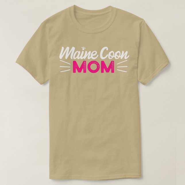 Camiseta Maine Coon Cat  (Diseño del anverso)