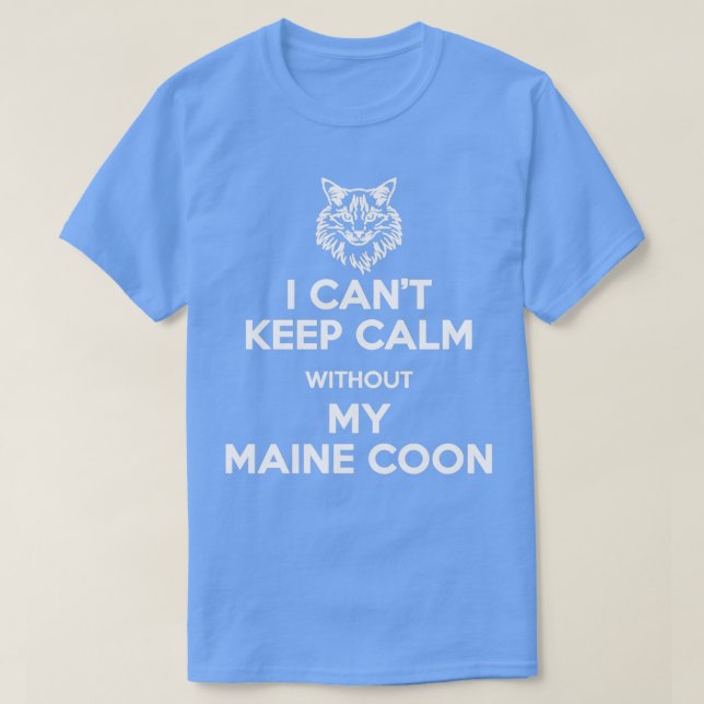 Camiseta Maine Coon Cat (Diseño del anverso)