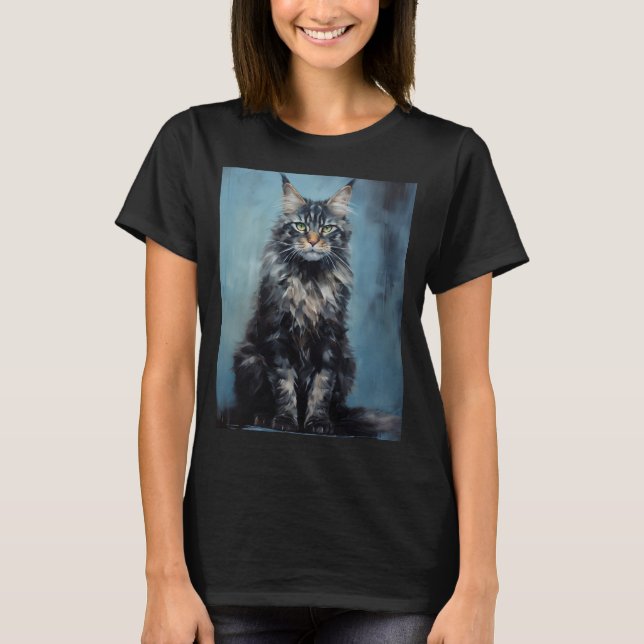 Camiseta Maine Coon cat (Anverso)