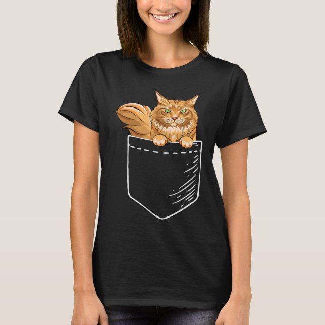 Camiseta Maine Coon Cat (Anverso)