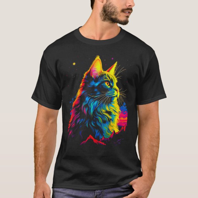 Camiseta Maine Coon Cat (Anverso)