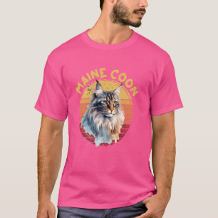 Camiseta Maine Coon Cat Aovers Maine Coon el propietario de