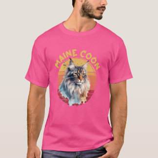 Camiseta Maine Coon Cat Aovers Maine Coon el propietario de