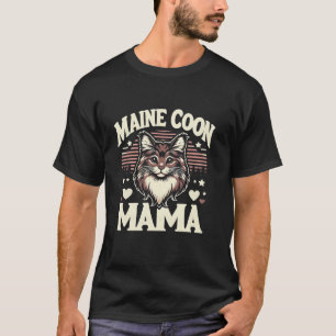 Camiseta Maine Coon Cat Breed Mascota Maine Coon Mama