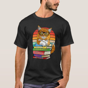 Camiseta Maine Coon Cat De Vuelta A La Escuela Bookworm