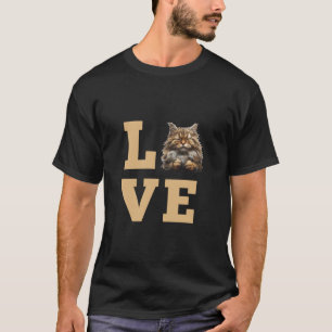 Camiseta Maine Coon Cat Dueño LOVE Maine Coon Cat Mamá