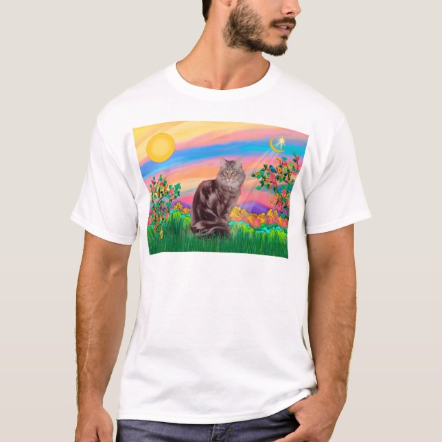 Camiseta Maine Coon Cat - Estrella del día (Anverso)