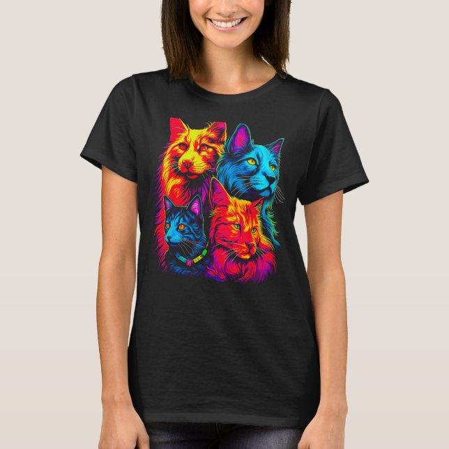 Camiseta Maine Coon Cat Family (Anverso)