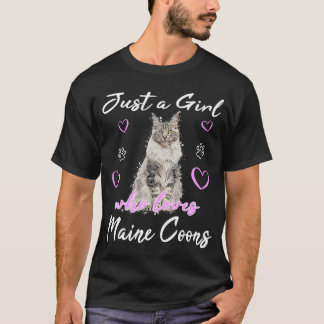 Camiseta Maine Coon Cat Gats kitten Maine Coon cat motif