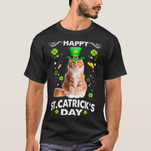 Camiseta Maine Coon Cat Happy St Catricks Day St Patricks D