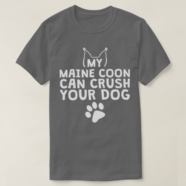 Camiseta Maine Coon Cat  Love Big Cats Funny Humor Cat  (Diseño del anverso)