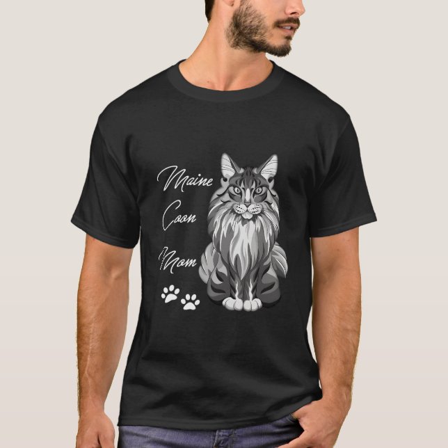 Camiseta Maine Coon Cat Mom (Anverso)