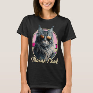 Camiseta Maine Coon Cat Retro Set Maine Guay Animal Kitt