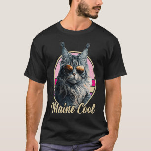 Camiseta Maine Coon Cat Retro Set Maine Guay Animal Kitt