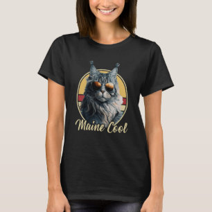 Camiseta Maine Coon Cat Retro Set Maine Guay Animal Kitt
