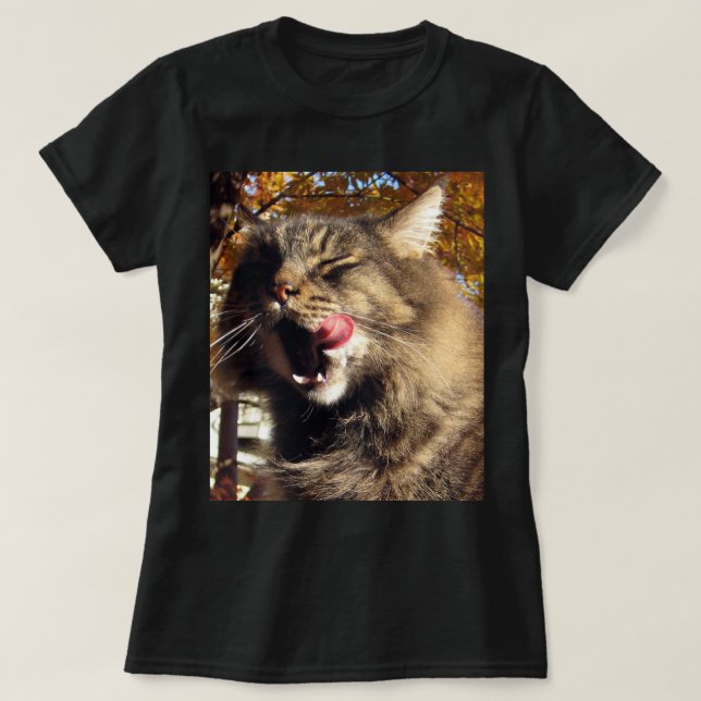 Camiseta Maine Coon Cat T-Shirt (Diseño del anverso)