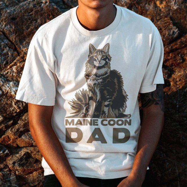 Camiseta MAINE COON DAD (Subido por el creador)