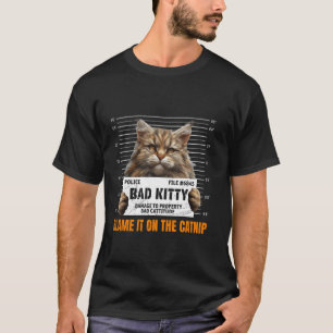 Camiseta Maine Coon ÉCHALE LA CULPA AL CATNIP Divertido Mai