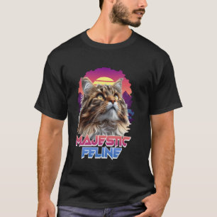 Camiseta Maine Coon FELINO MAJESTUOSO Gato Antiguo Dueño Ma