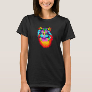 Camiseta Maine Coon Gato Atractivo Mascota Gato Gatito