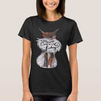 Camiseta Maine Coon Lady