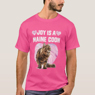 Camiseta Maine Coon Lovers JOY ES EL PRINCIPAL DUEÑO DE LA 