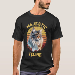 Camiseta Maine Coon MAJESTIC FELINE Maine Coon Dueño