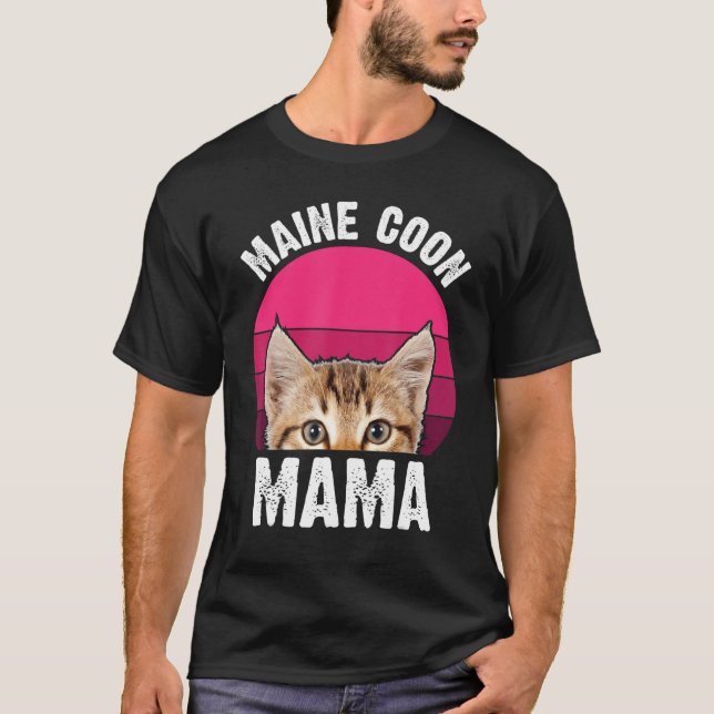 Camiseta Maine Coon Mama (Anverso)