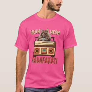 Camiseta ¡Maine Coon MEOW MEOW MADAFAKAS! Funny Maine Coon