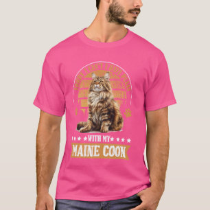 Camiseta Maine Coon NO PUEDO TENER PLANES CON MI BOLSA PRIN