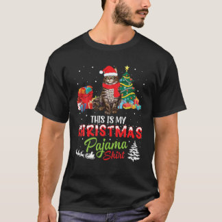 Camiseta Maine Coon Noel Costume Presenta Que Este Es Mi Cr