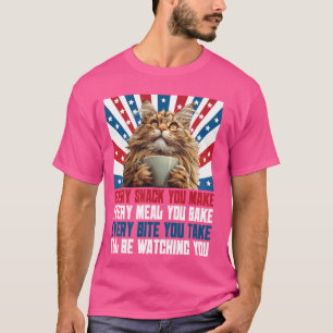 Camiseta Maine Coon TODOS LOS SNACKS QUE PREPARAS TODA COMI