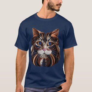 Camiseta Maine Coone La Colección de Papel