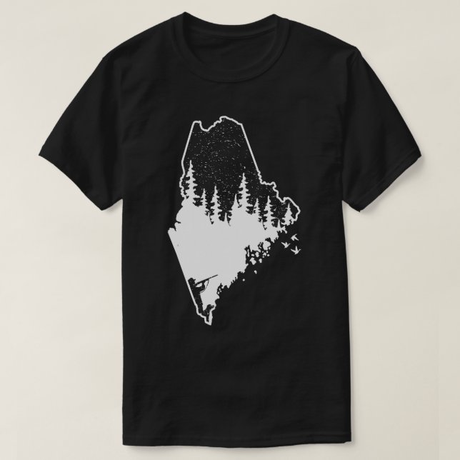 Camiseta Maine Duck Hunting Gifts (Diseño del anverso)