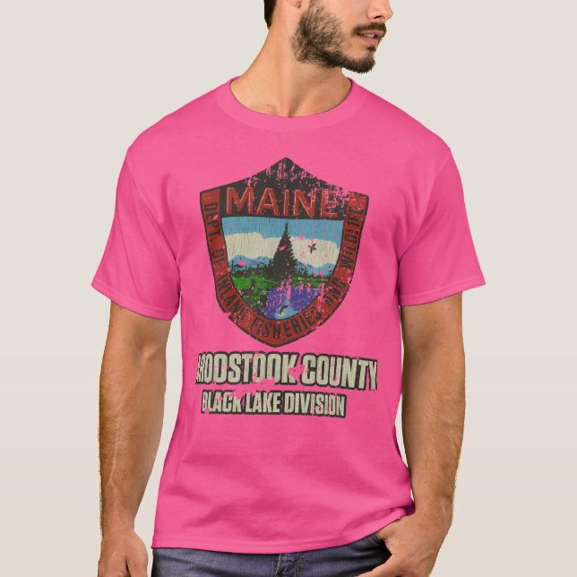 Camiseta Maine Fish Game Aroostook (Anverso)