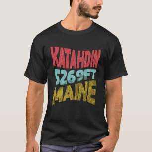 Camiseta Maine Katahdin Hiking Climbing Retro