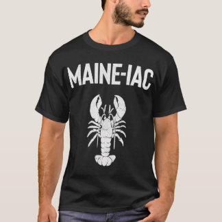 Camiseta Maine Lobster Crazy Lobster Comer Pesca Maine