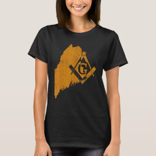 Camiseta Maine Masons Grand Lodge Af&am Freemasonry Padre'