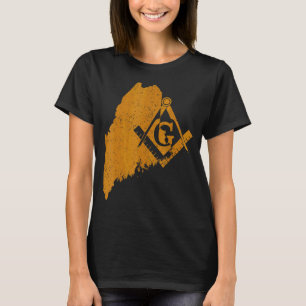 Camiseta Maine Masons Grand Lodge Af&am Freemasonry Padre'
