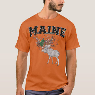 Camiseta Maine Moose Gift para hombres mujeres y niños