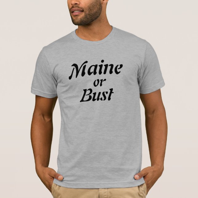 Camiseta Maine o busto (Anverso)