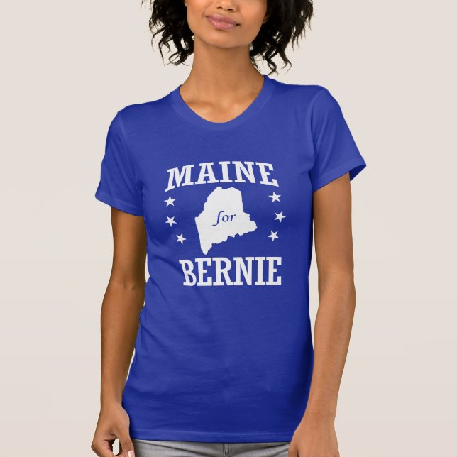CAMISETA MAINE PARA LAS CHORREADORAS DE BERNIE (Anverso)