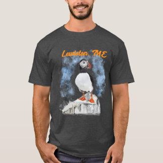 Camiseta Maine Puffin y Ciudad
