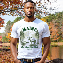 Camiseta Maine the Pine Tree State