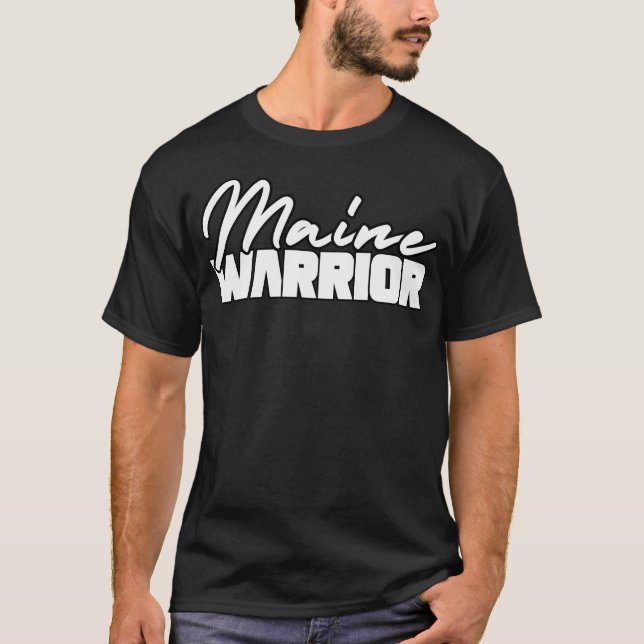 Camiseta Maine Warrior (Anverso)